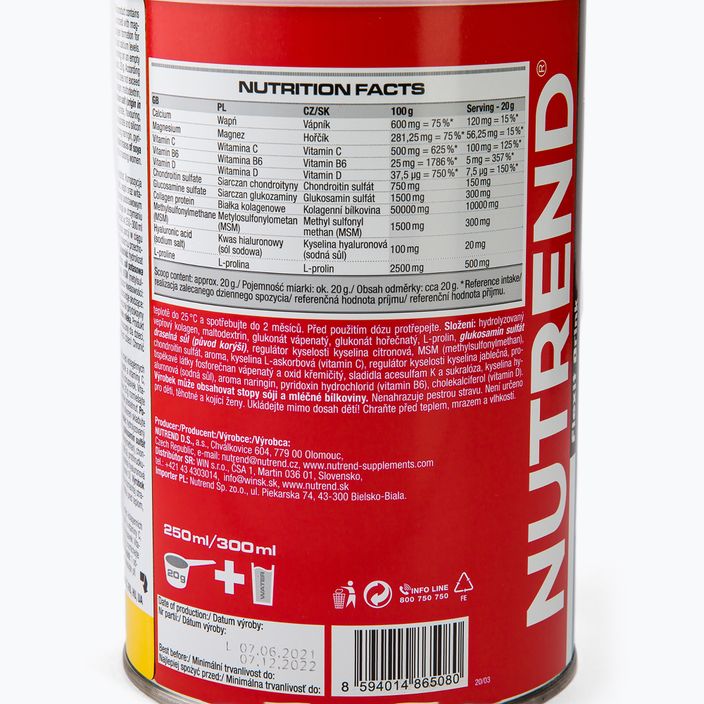 Flexit Drink Nutrend 400g Gelenkregeneration Grapefruit VS-015-400-G 3