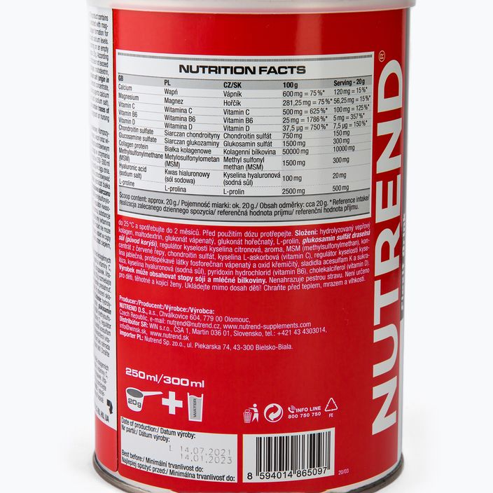 Flexit Drink Nutrend 400g Gelenkregeneration Erdbeere VS-015-400-JH 3