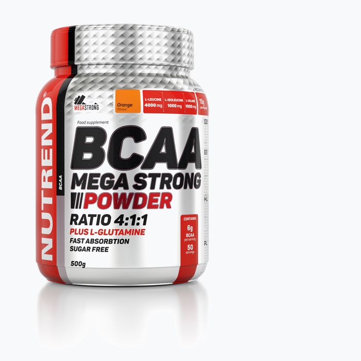 BCAA Mega Strong Nutrend Aminosäuren 500g orange VS-045-500-PO