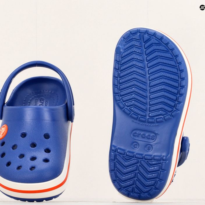 Crocs Crocband Clog Flip-Flops für Kinder 207005 cerulean blau 12