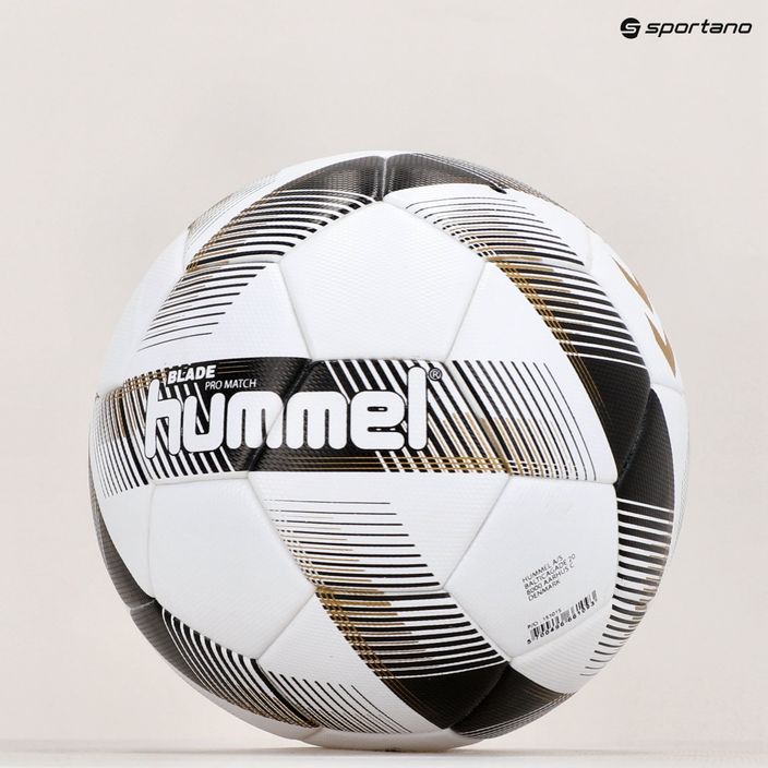 Hummel Blade Pro Match FB Fußball weiß/schwarz/Gold Größe 5 6