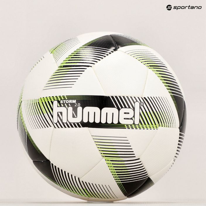 Hummel Storm 2.0 FB Fußball weiß/schwarz/grün Größe 4 6