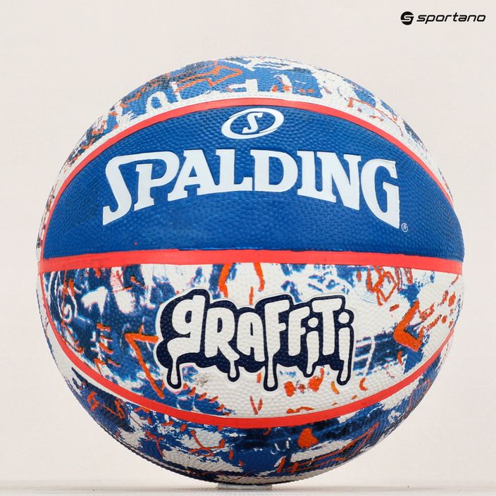 Basketball Spalding Graffiti 7 blau-rot 84377Z 6