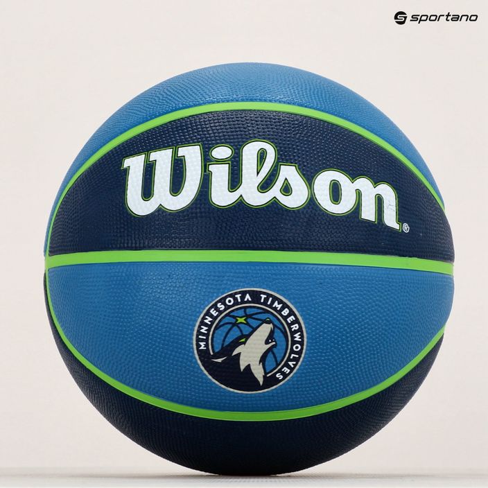 Wilson NBA Team Tribut Minnesota Timberwolves Basketball blau WTB1300XBMIN 5