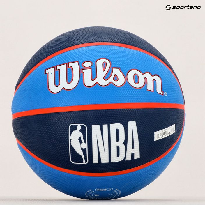 Wilson NBA Team Tribute Oklahoma City Thunder Basketball blau WTB1300XBOKC 7