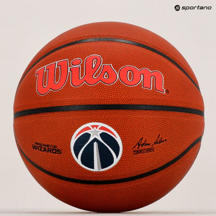 Wilson NBA Team Alliance Washington Wizards Basketball braun WTB3100XBWAS 6
