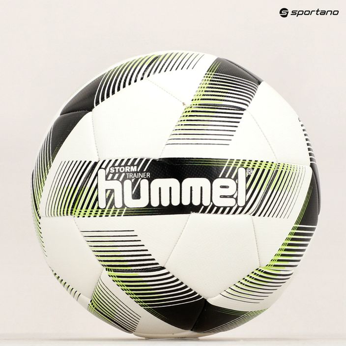 Hummel Storm Trainer FB Fußball weiß/schwarz/grün Größe 5 6