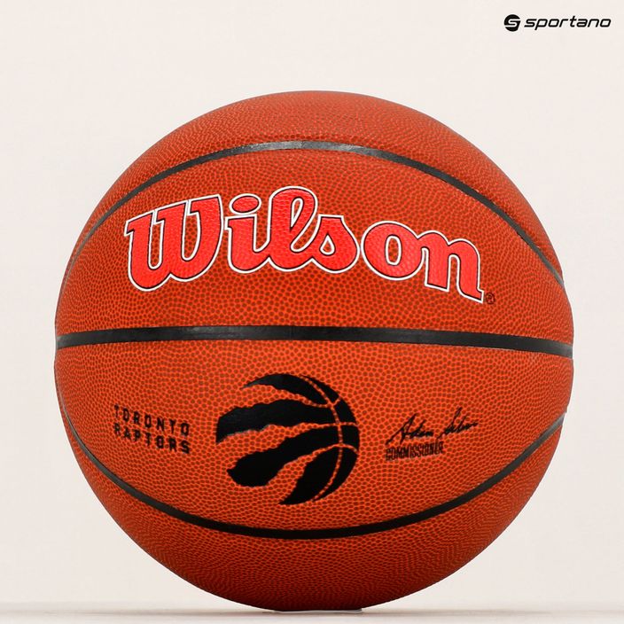 Wilson NBA Team Alliance Toronto Raptors Basketball braun WTB3100XBTOR 6