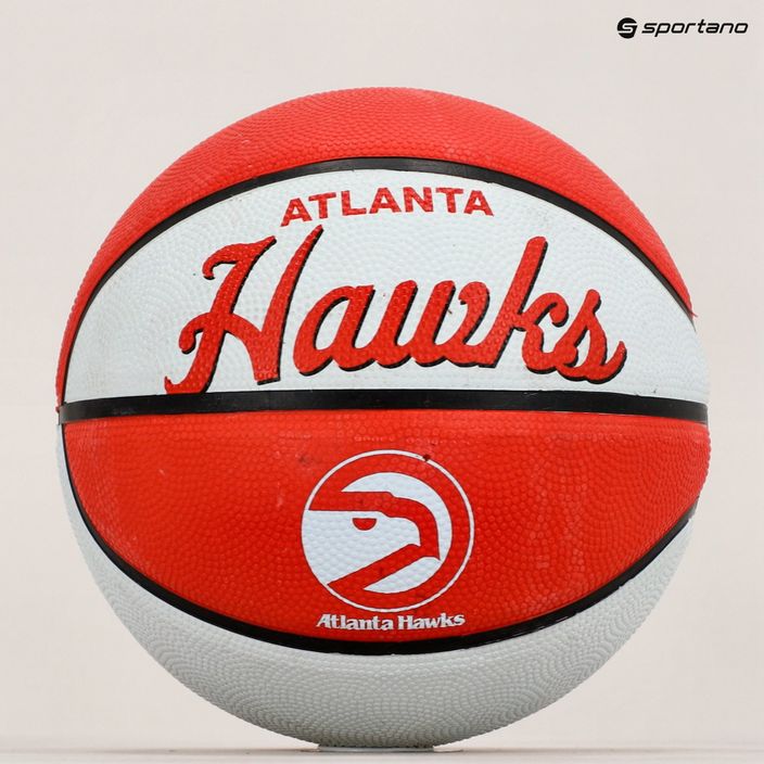 Wilson NBA Team Retro Mini Atlanta Hawks Basketball rot WTB3200XBATL 5