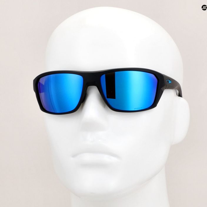Oakley Split Shot mattschwarz/prizm sapphire polarisierte Sonnenbrille 15