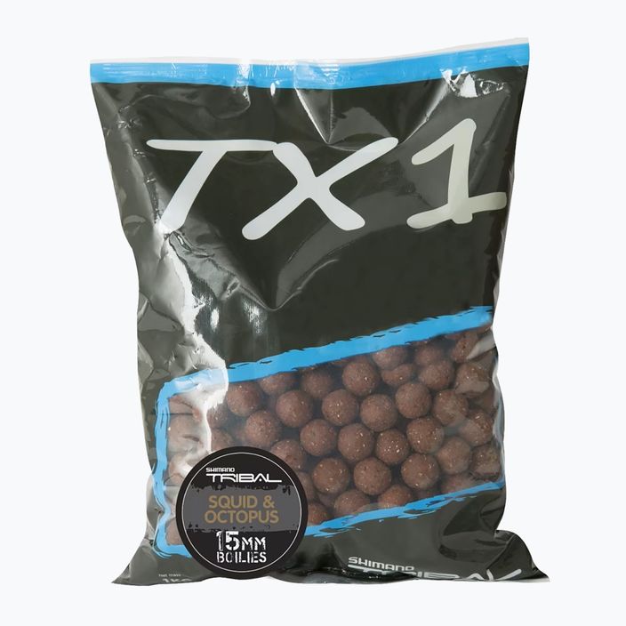 Shimano Tribal TX1 Tintenfisch & Oktopus Karpfen Boilies 1 kg