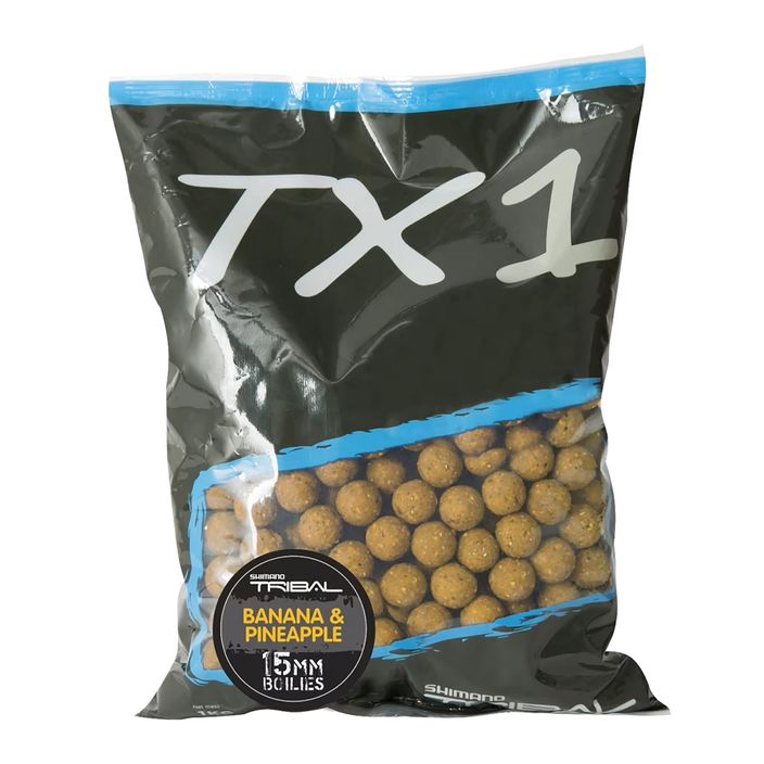 Shimano Tribal TX1 Banane & Ananas Karpfen Boilies 1 kg 2