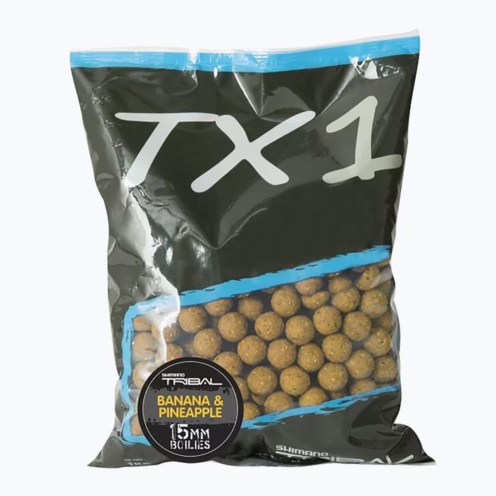 Shimano Tribal TX1 Banane & Ananas Karpfen Boilies 5 kg