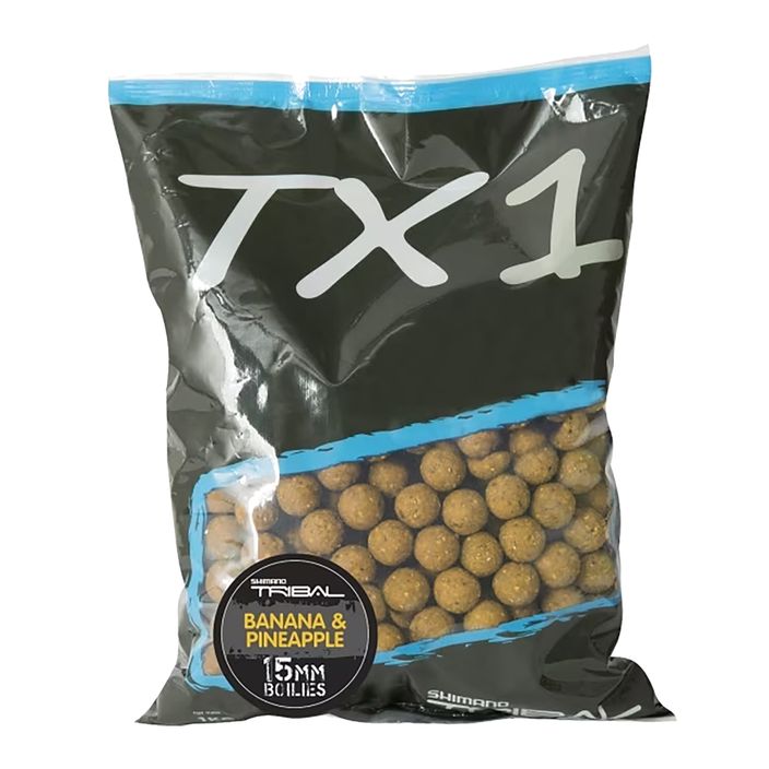 Shimano Tribal TX1 Banane & Ananas Karpfen Boilies 5 kg 2