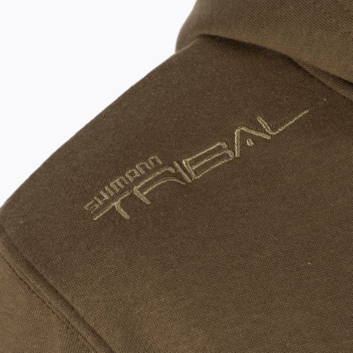 Shimano Tribal Tactical braun Angeln Sweatshirt SHTTW06M 3