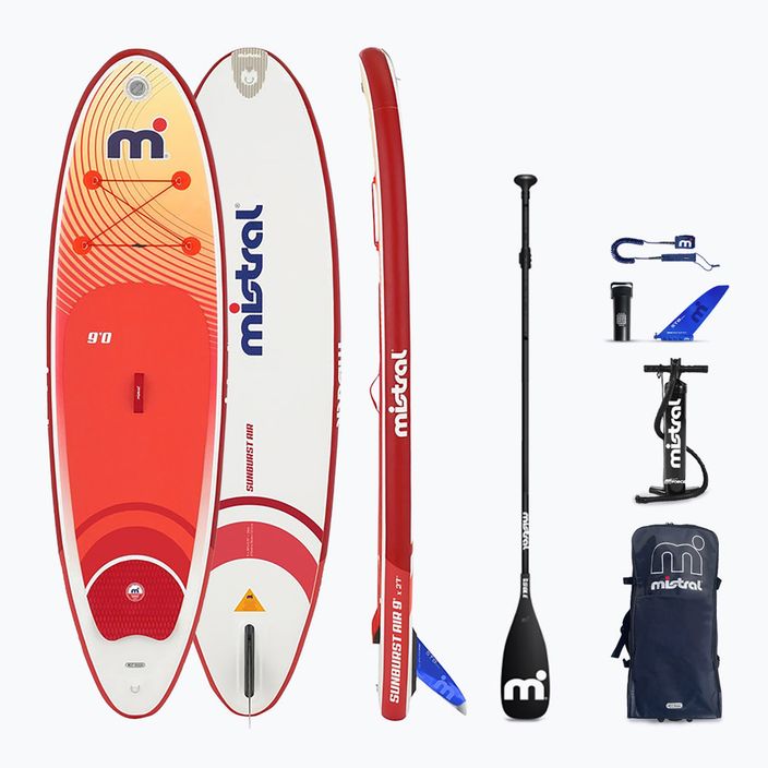 SUP Brett Mistral Sunbusrt Air 9'0 rot 13