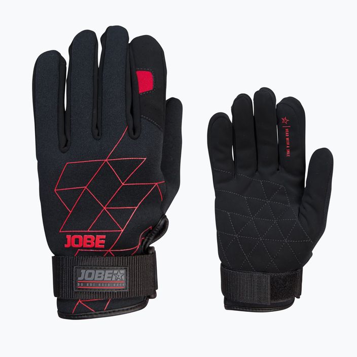 JOBE Stream Wakeboard Handschuhe schwarz und rot 341017002 6
