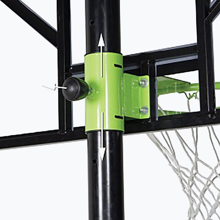 EXIT Comet tragbarer Basketballkorb schwarz-grün 206 3