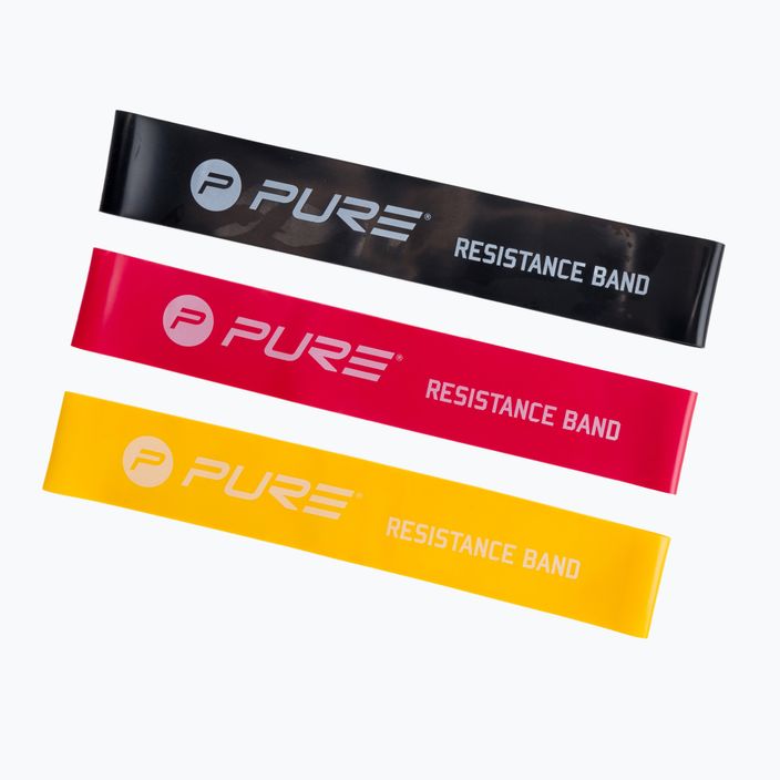 Pure2Improve Mini Bands 3 Stück Widerstand Gummi Set Farbe 2155 2