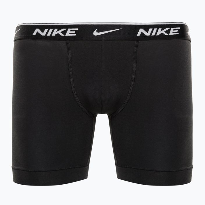 Nike Everyday Cotton Stretch Boxer Brief 3Pk MP1 weiß/grau heather/schwarz 2