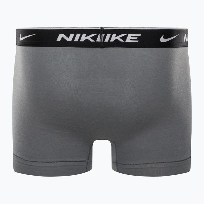 Herren Boxershorts Nike Everyday Cotton Stretch Trunk 3Pk UB1 swoosh print/grau/uni blau 6