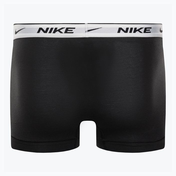 Herren Boxershorts Nike Everyday Cotton Stretch Trunk 3Pk UB1 schwarz/weiss wb 2
