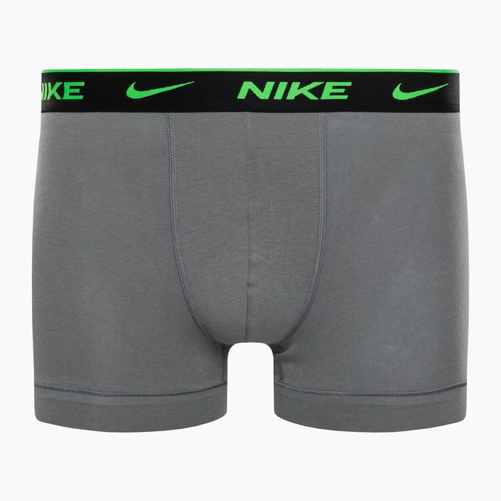 Herren Boxershorts Nike Everyday Cotton Stretch Trunk 3Pk BAU geo block print/cool grey/black 5