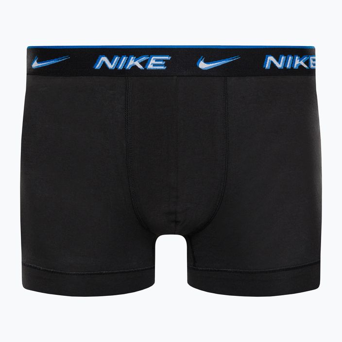 Herren Boxershorts Nike Everyday Cotton Stretch Trunk 3Pk UB1 schwarz/transparent wb 2