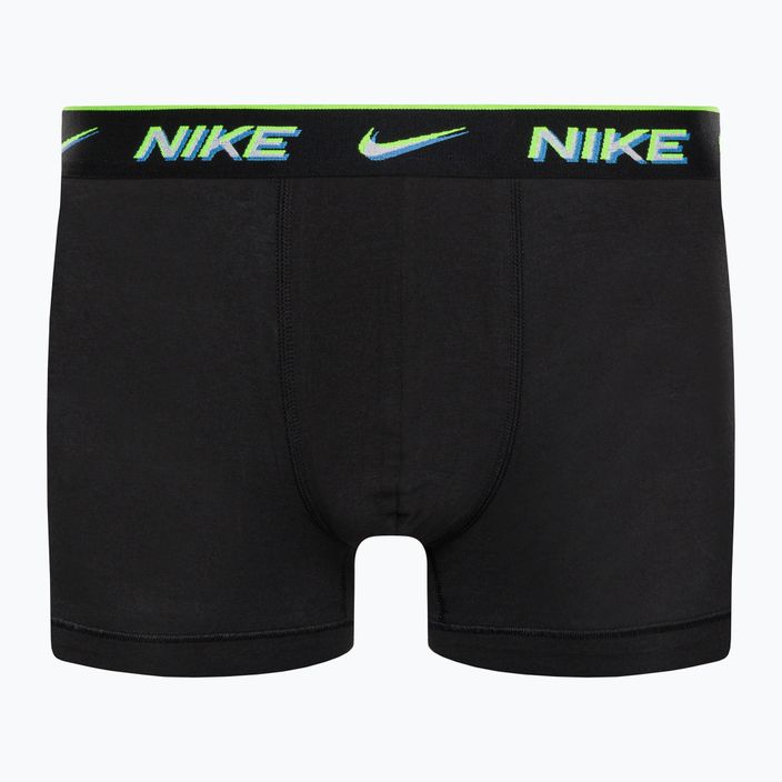 Herren Boxershorts Nike Everyday Cotton Stretch Trunk 3Pk UB1 schwarz/transparent wb 5
