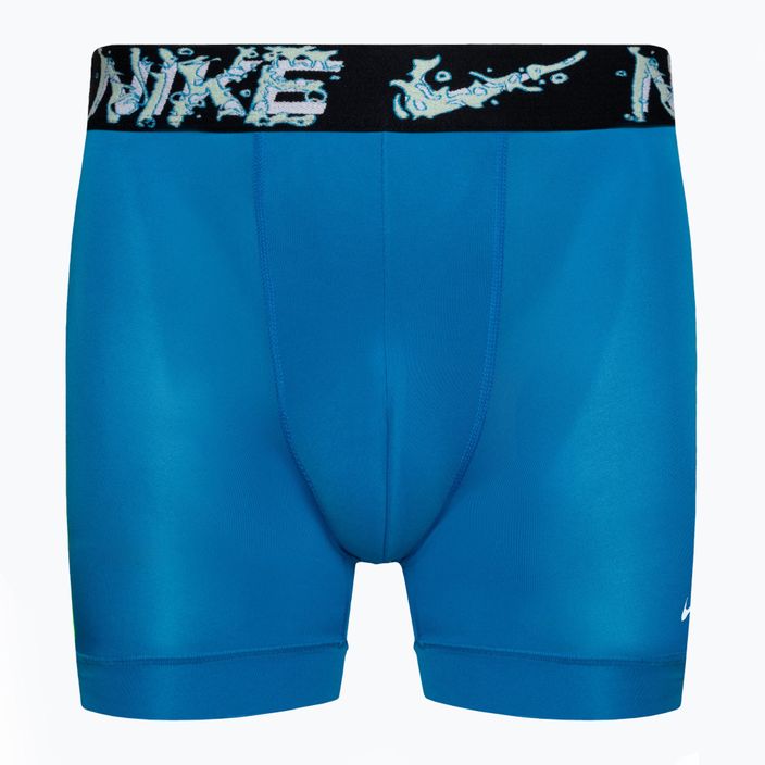 Herren Nike Dri-Fit Essential Micro Boxer Brief 3 Paar schwarz/grün/blau 2