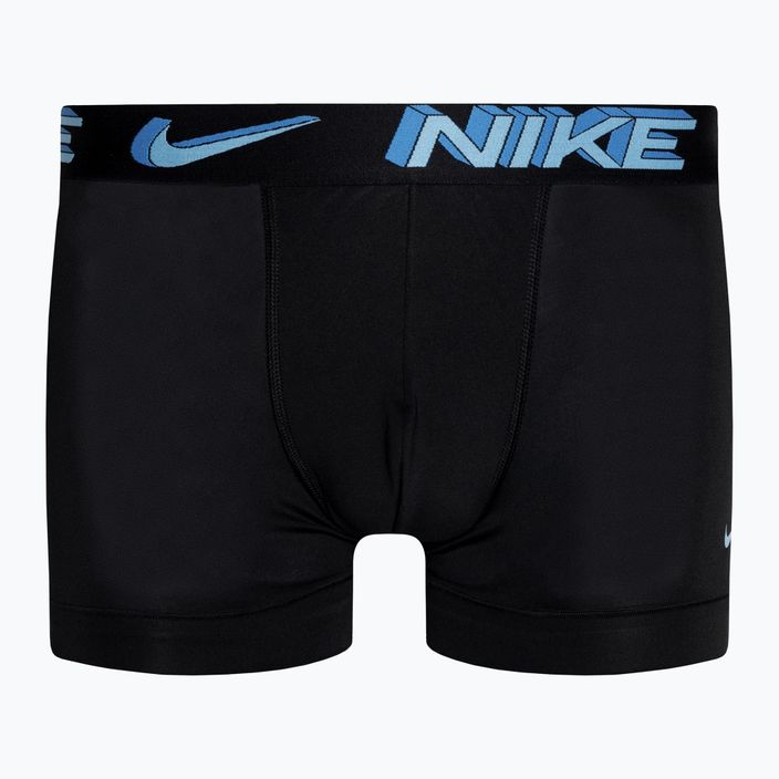 Nike Dri-Fit Essential Micro Trunk Herren Boxershorts 3 Paar Stadion grün/rosa steigen/schwarz 3d 2