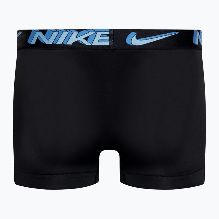 Nike Dri-Fit Essential Micro Trunk Herren Boxershorts 3 Paar Stadion grün/rosa steigen/schwarz 3d 3