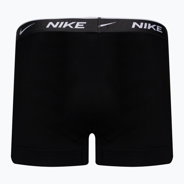 Herren Nike Everyday Cotton Stretch Trunk Boxershorts 3 Paar schwarz/violett/orange 5