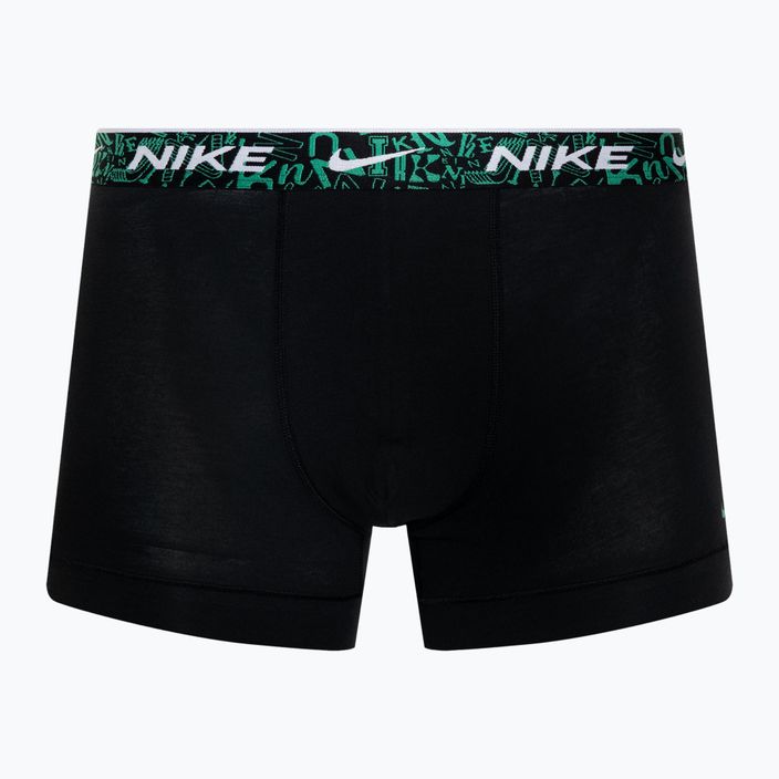 Boxershorts Herren Nike Everyday Cotton Stretch Trunk 3 Paar black/red/aquarius blue/stadium green 3