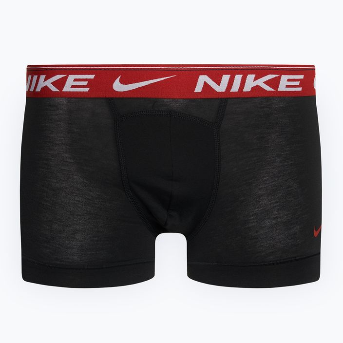 Herren Boxershorts Nike Dri-FIT Ultra Comfort Trunk 3 Paar schwarz moon/dragon red/armory navy 2