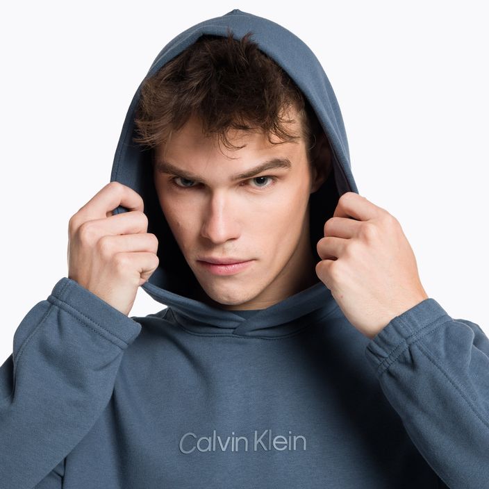 Männer Calvin Klein Hoodie DBZ Buntstift blau 4