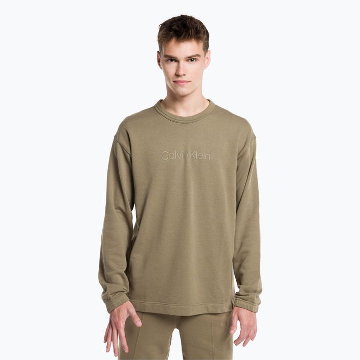 Herren Calvin Klein Pullover 8HU grau oliv Sweatshirt
