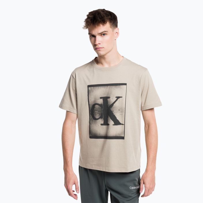 Calvin Klein Herren T-Shirt aus Leinen für den Winter