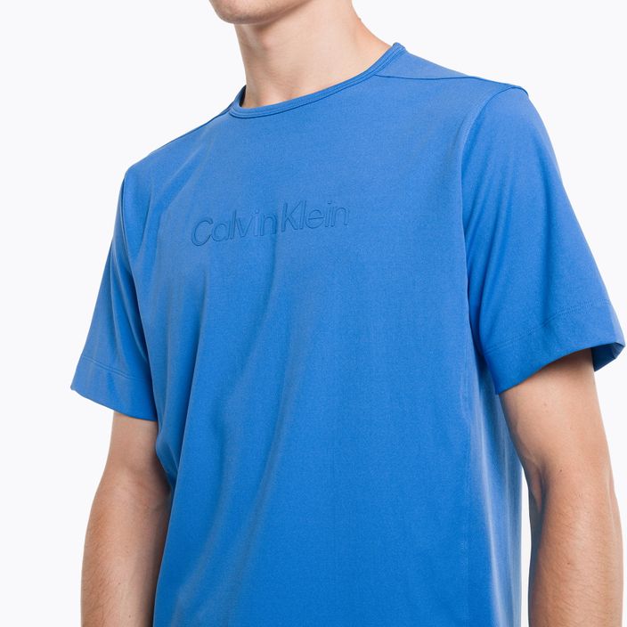 Herren Calvin Klein Palast blaues T-shirt 4