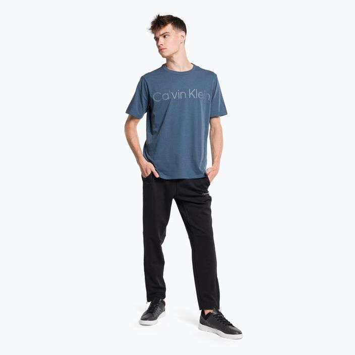 Herren Calvin Klein T-Shirt in Buntstiftblau 2