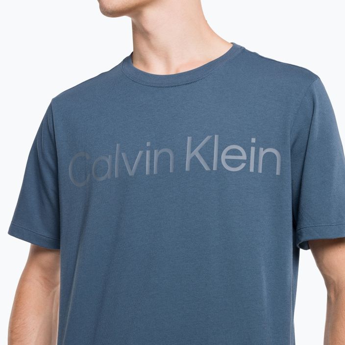 Herren Calvin Klein T-Shirt in Buntstiftblau 4