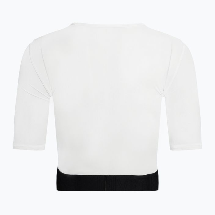 Damen Calvin Klein Knit helles weißes T-shirt 6