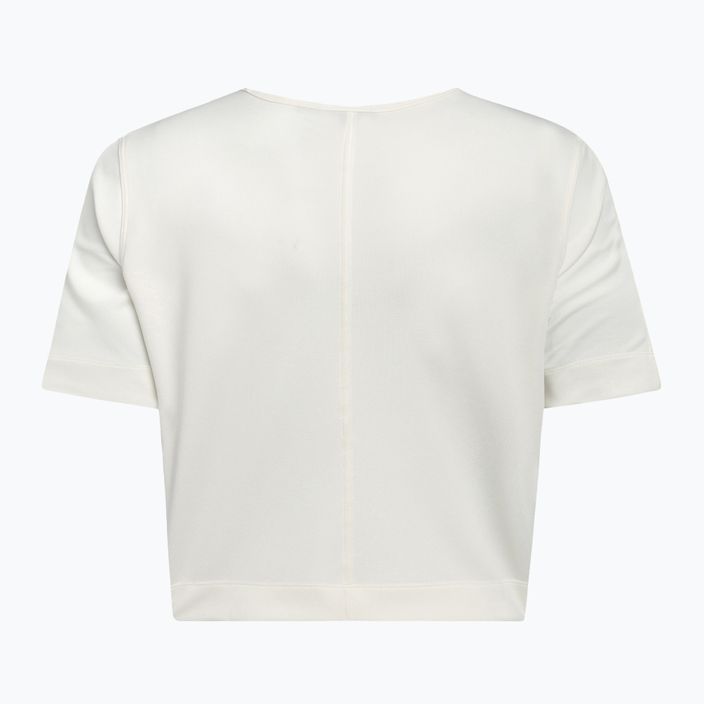 Damen Calvin Klein Strick-T-Shirt aus weißem Wildleder 6