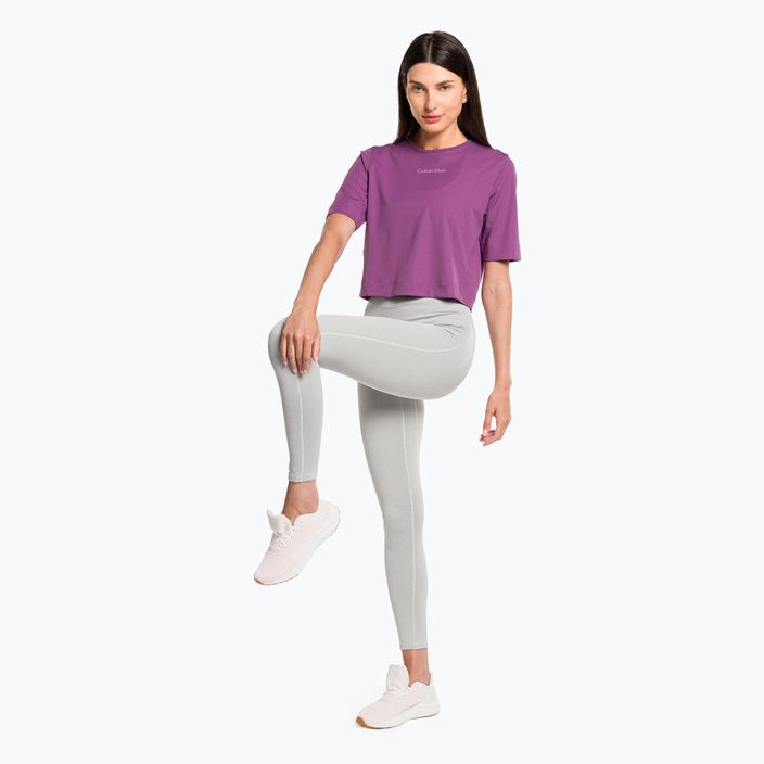 Calvin Klein Strick-T-Shirt in Amethyst für Frauen 2