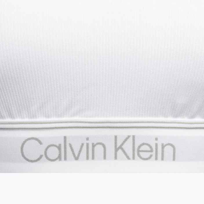 Calvin Klein Medium Support YAF hellweißer Fitness-BH 3