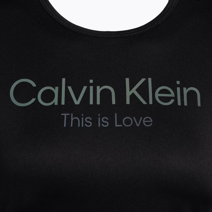 Damen Calvin Klein Knit schwarz Schönheit t-shirt 7