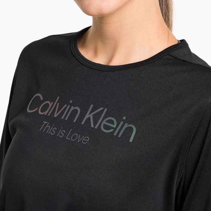 Damen Calvin Klein Knit schwarz Schönheit t-shirt 4