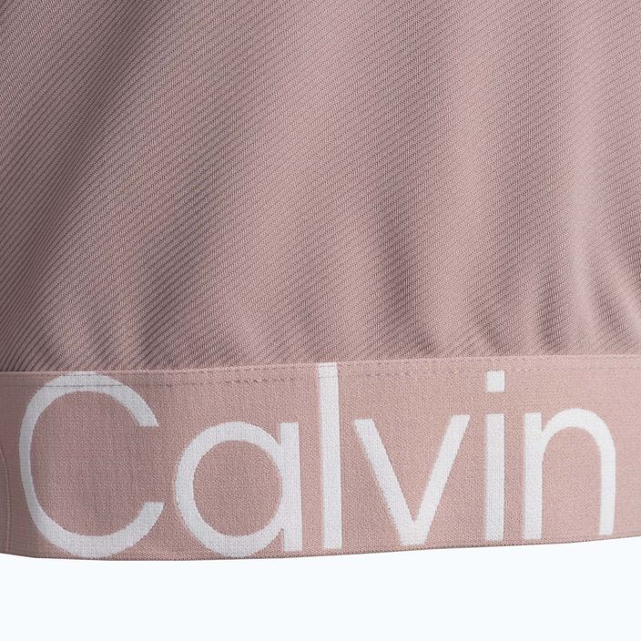 Damen Calvin Klein Pullover Sweatshirt grau rosa 7