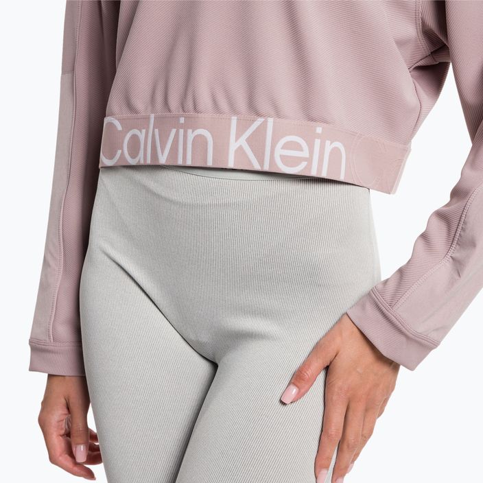 Damen Calvin Klein Pullover Sweatshirt grau rosa 4