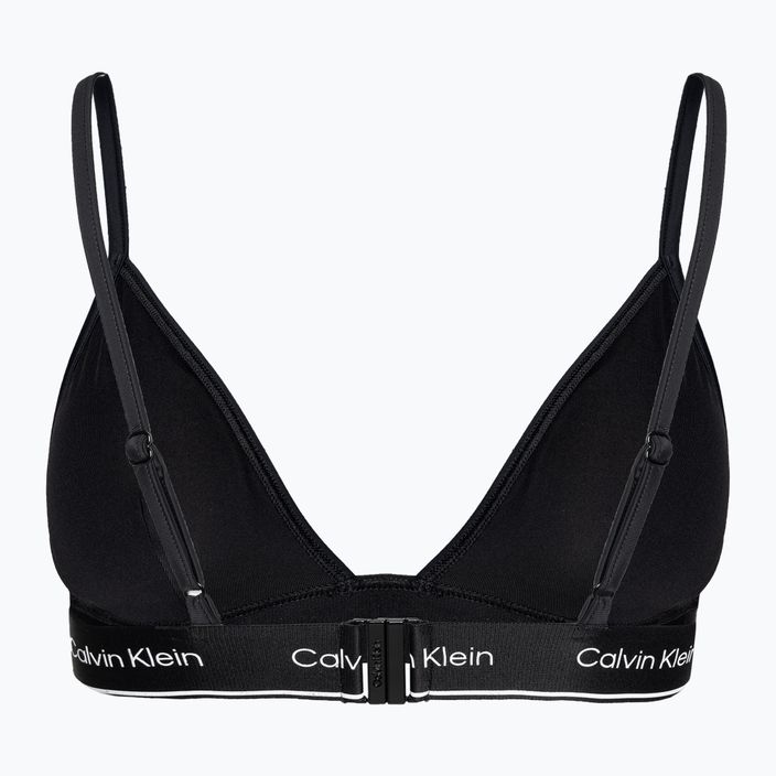 Calvin Klein Triangle-RP-Badeanzug-Oberteil schwarz 2